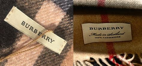 vrai fausse echarpe burberry